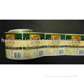 self adhesive label soy sauce label